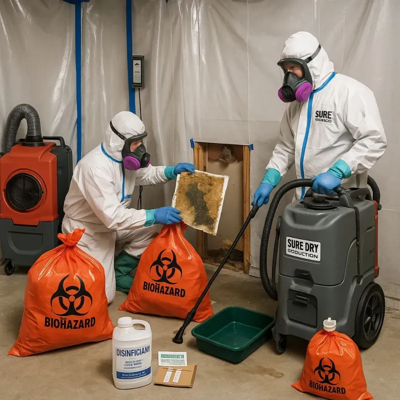 Contaminated Water Handling Protocols process in Bloomfield, IA